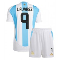 Argentiina Julian Alvarez #9 Koti Peliasu Lasten Copa America 2024 Lyhythihainen (+ Lyhyet housut)